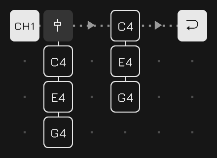A note stack with a Parameter Lock tile